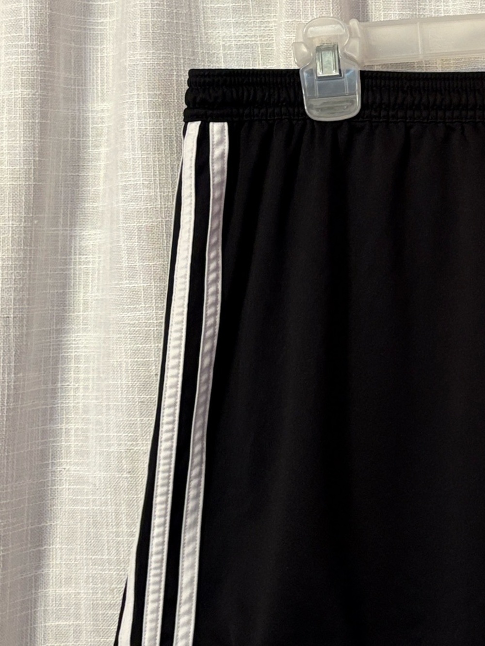 Adidas Climacool Black & White Logo Athletic Shorts - Picture 5 of 12